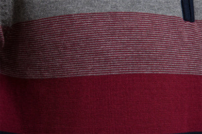 Sweater with quarter zipper