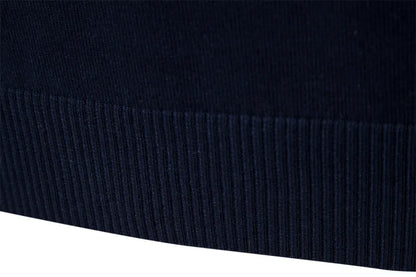 Sweater with quarter zipper