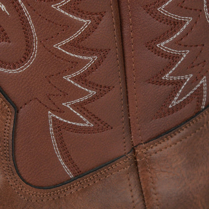 Men's cowboy leather boots