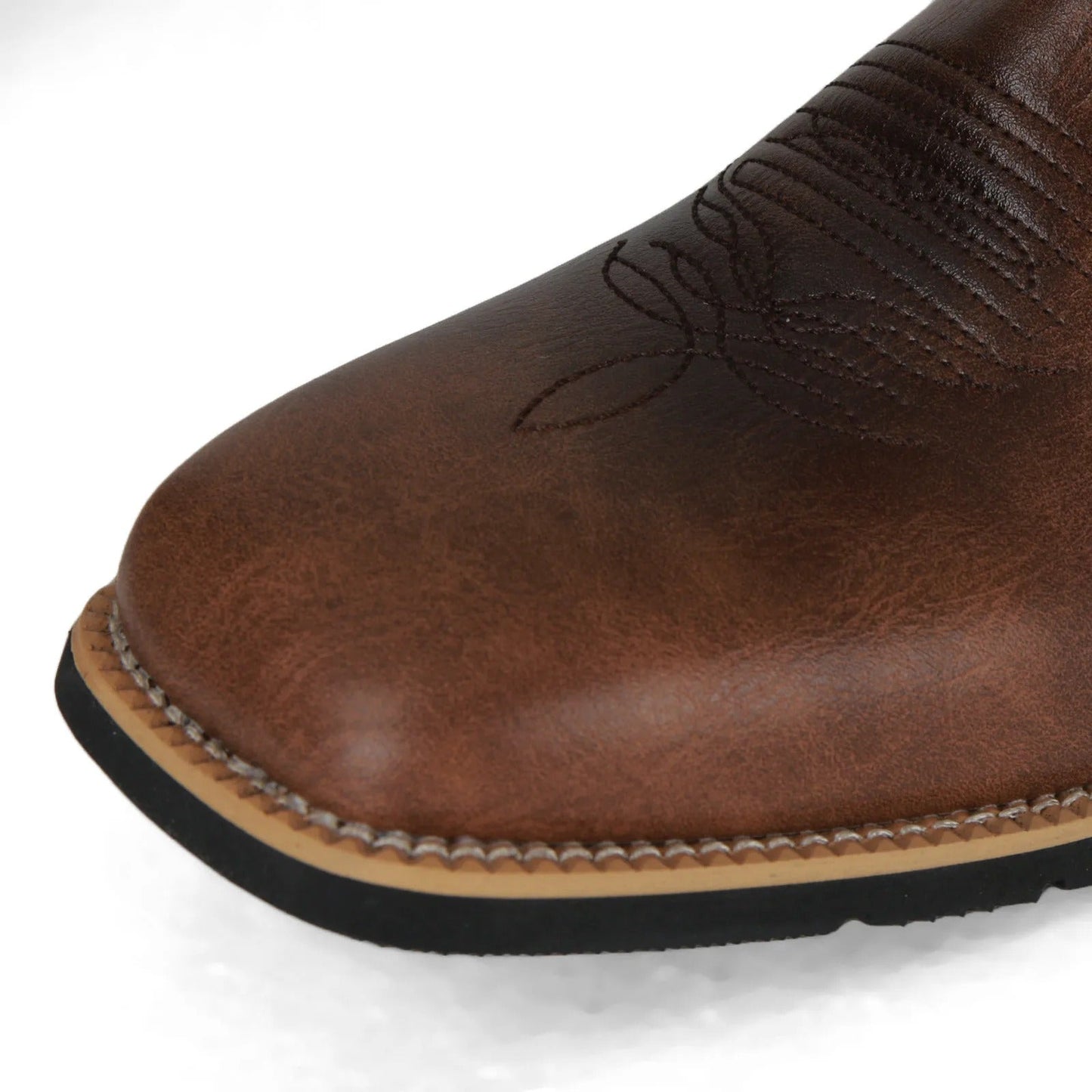 Men's cowboy leather boots