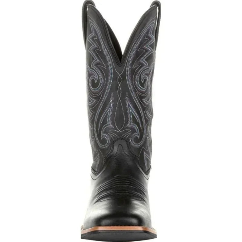 Men's cowboy leather boots